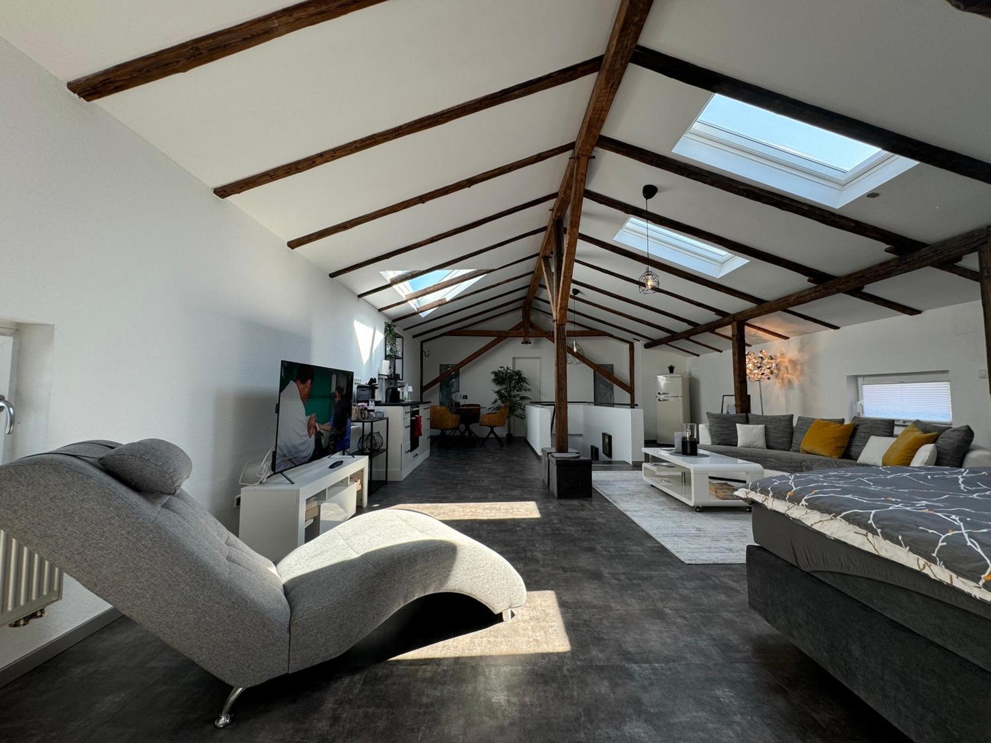 巴克贝格Gleis 13 - The Loft Im Ehemaligen Lokschuppen公寓 外观 照片