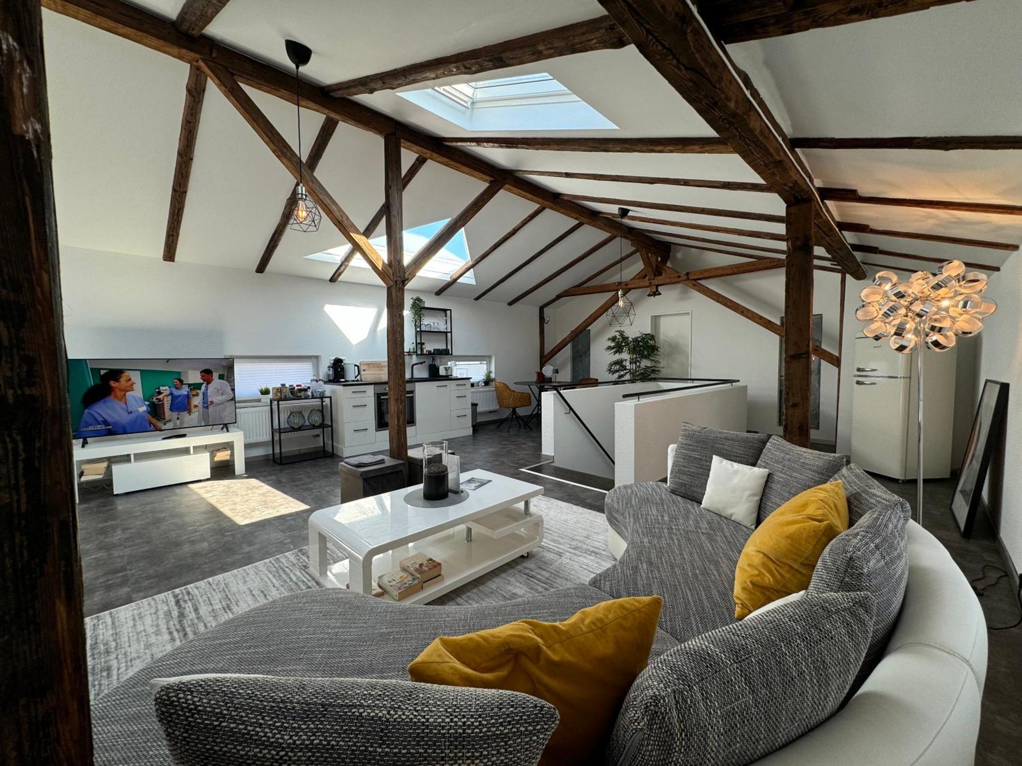 巴克贝格Gleis 13 - The Loft Im Ehemaligen Lokschuppen公寓 外观 照片