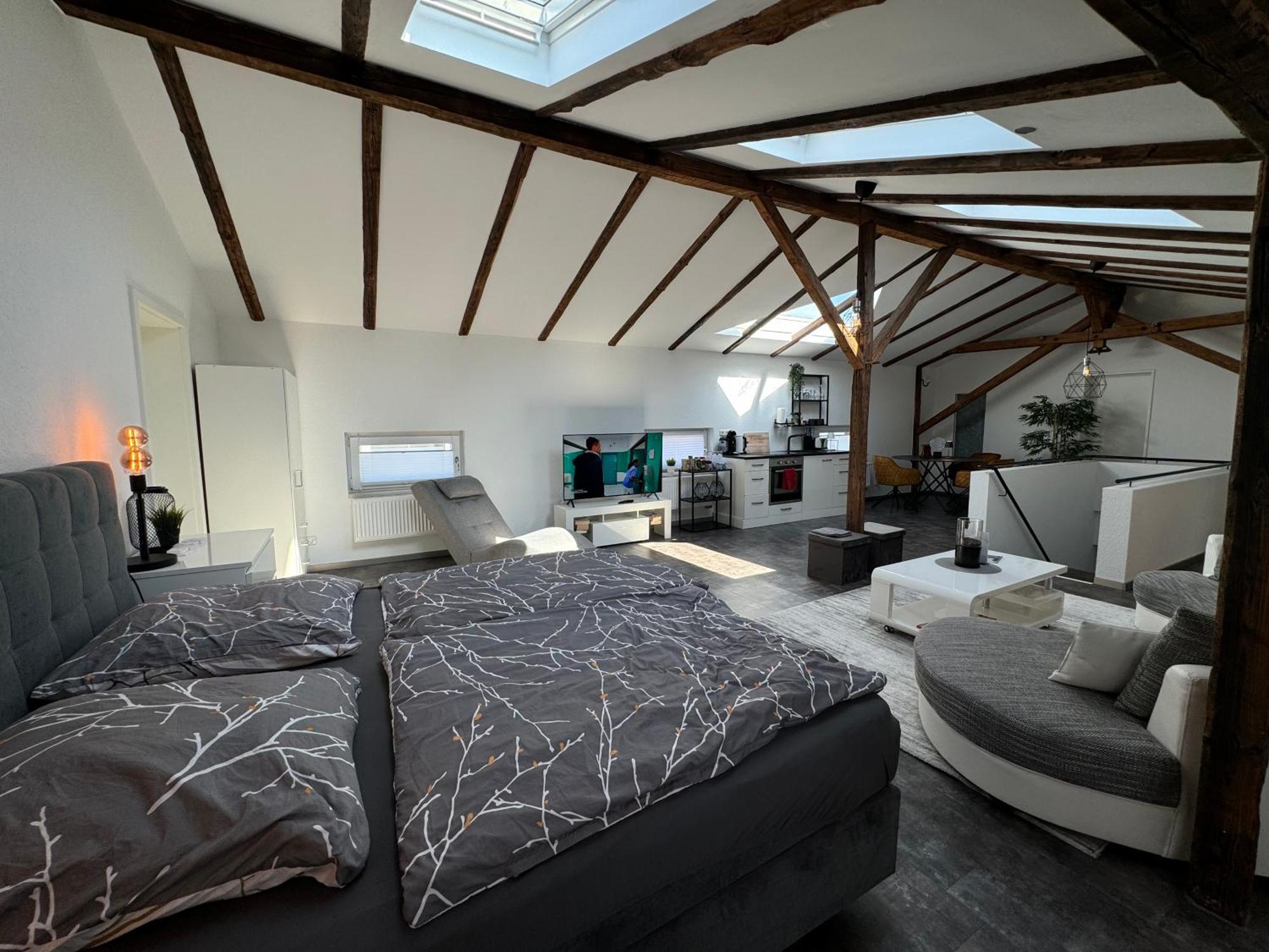 巴克贝格Gleis 13 - The Loft Im Ehemaligen Lokschuppen公寓 外观 照片